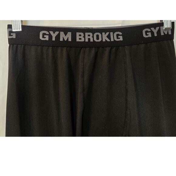 NWT'S -BROKIG 2-Pk Men's Sturdy Compression Tights Calf-Printed Black/White Sz M - Picture 6 of 10